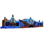 pirate inflatable amusement park